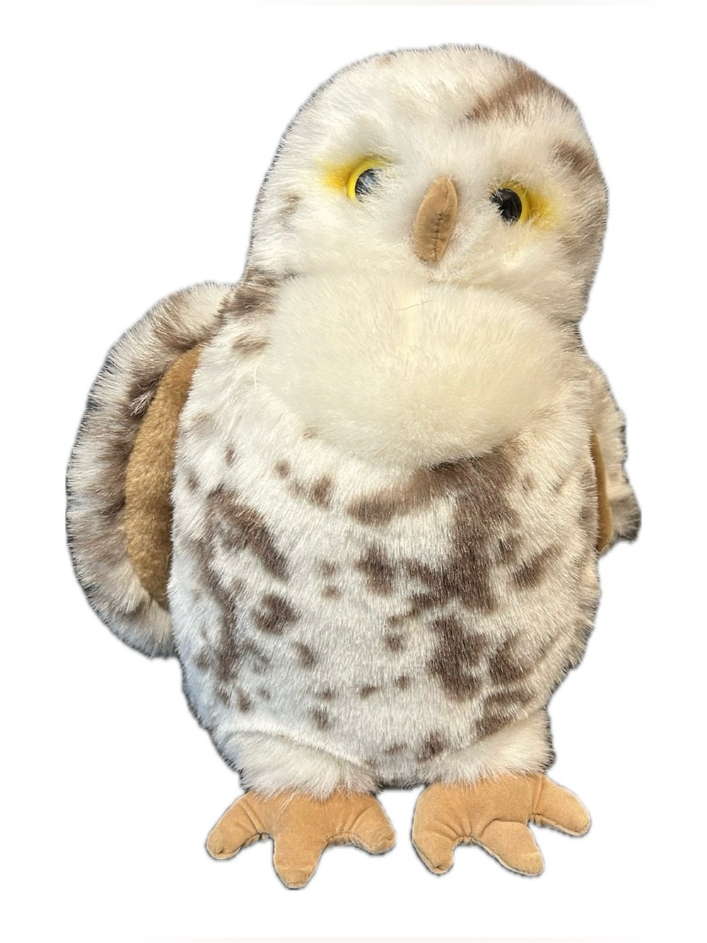 NWT. VTG. Mary Meyer Snowy Spotted Owl Soft Plush Toy.